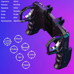 PUBG Controller Control for Phone Gamepad Joystick Android iPhone Trigger Free Fire Mobile Game Pad Pupg Hand Cellphone Gaming